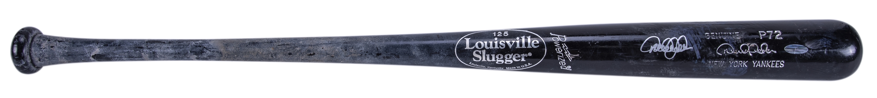 2003 Derek Jeter Game Used & Signed Louisville Slugger P72 Model Bat (PSA/DNA GU 10, MLB Authenticated & Steiner/Jeter LOA)